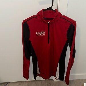 GoodLife Fitness Red and Black Pullover